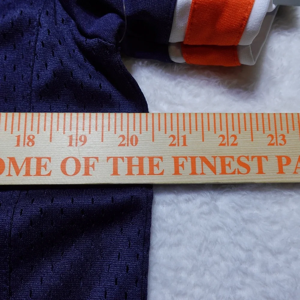 Colosseum Auburn Tigers Football Jersey Youth Large Navy Blue Orange COJF40844